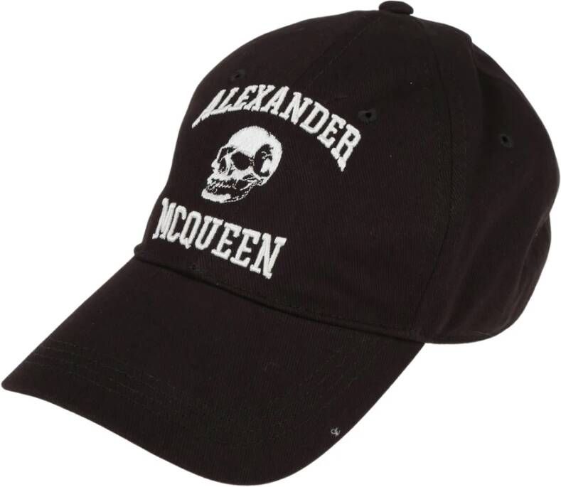 Alexander mcqueen Varsity Skull Hat Zwart Heren