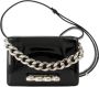 Alexander mcqueen Vier Ring Mini Chain Tas in Zwart Lakleer Black Dames - Thumbnail 3