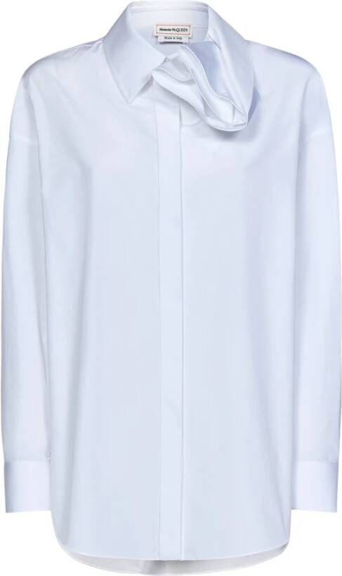 Alexander mcqueen Witte shirts voor vrouwen Aw23 White Dames
