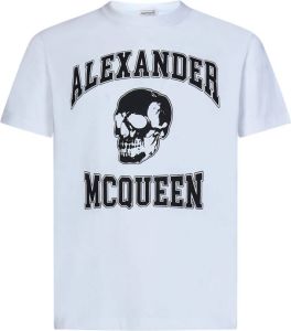 Alexander mcqueen Witte T-shirts en Polos van Wit Heren