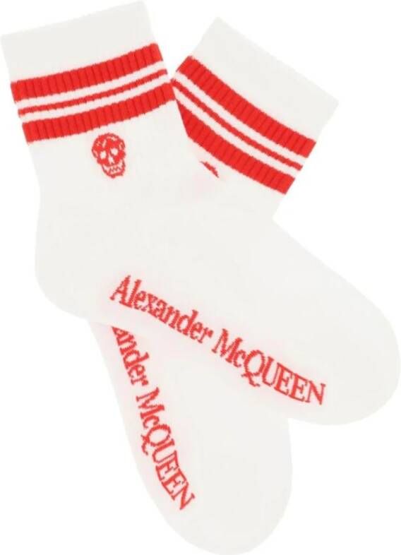 Alexander mcqueen Women Socks Wit Dames