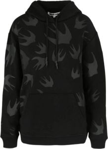 Alexander mcqueen Zwaluwen Katoenen Sweatshirt Zwart Dames