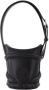 Alexander mcqueen Zwarte Leren Curve Micro Tas Black Dames - Thumbnail 1