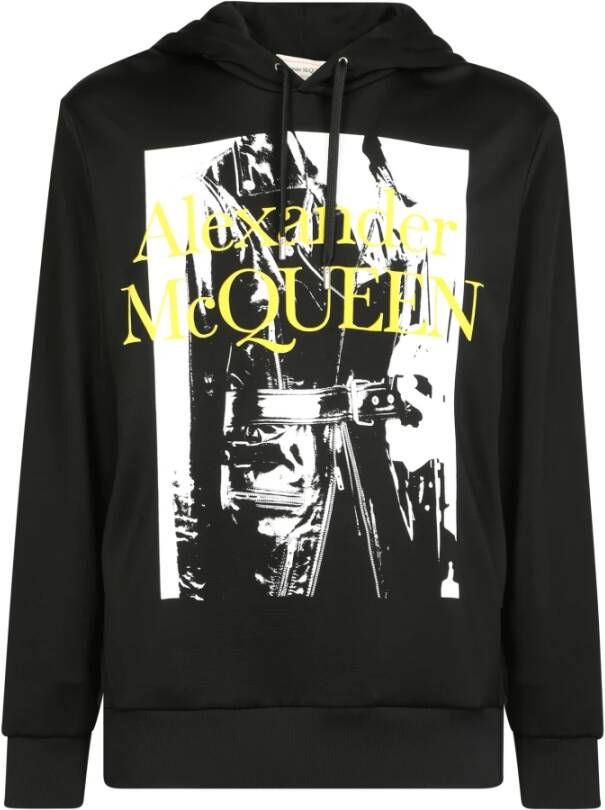 Alexander mcqueen Zwarte Stijlvolle Sweatshirt voor Heren Zwart Heren