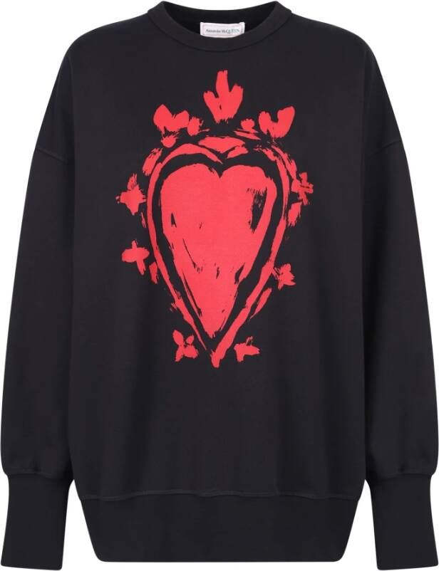 Alexander mcqueen Zwarte Sweatshirt voor Heren Zwart Heren
