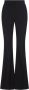 Alexander mcqueen Zwarte Wollen Flared Broek Zwart Dames - Thumbnail 1