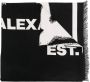 Alexander mcqueen Zwarte Wollen Sjaal voor Heren Stijlvol en Warm Zwart Heren - Thumbnail 1