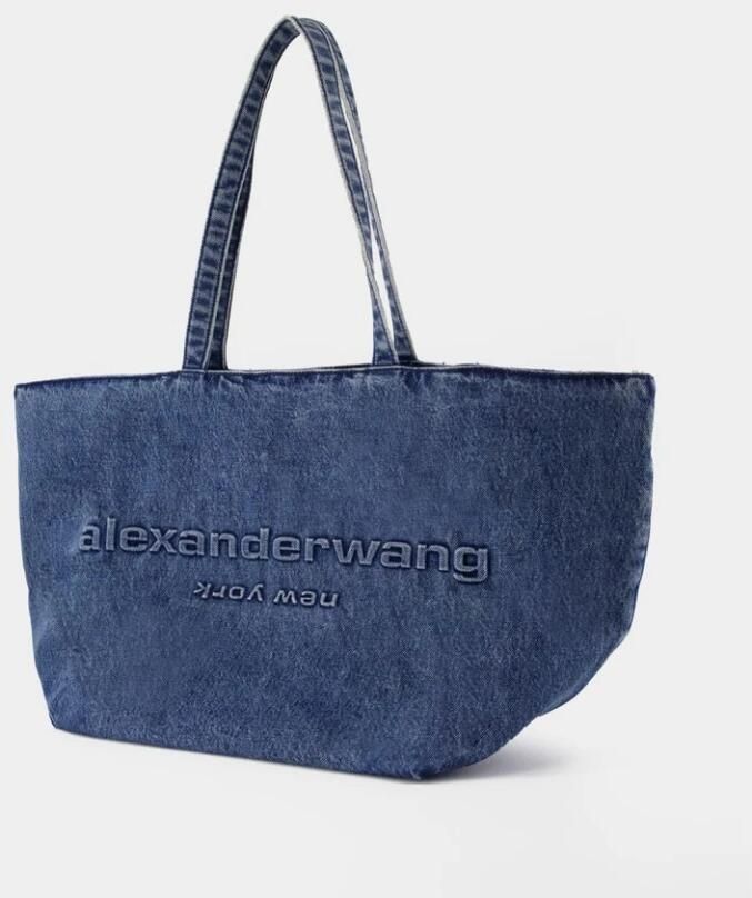 Alexander wang Shoppers & Totes Punch Bag Cotton Blue in blauw - Foto 4
