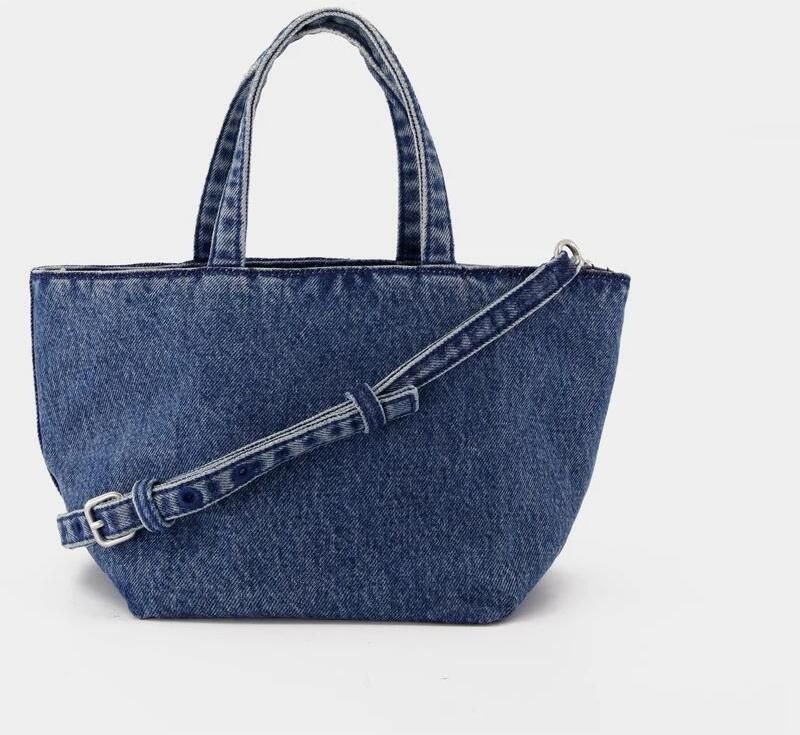Alexander wang Totes & shoppers Punch Small Shopping Bag Cotton Blue in blauw - Foto 6