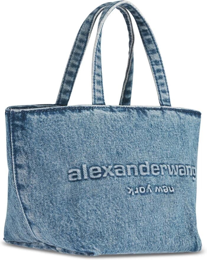 Alexander wang Totes & shoppers Punch Small Shopping Bag Cotton Blue in blauw - Foto 5