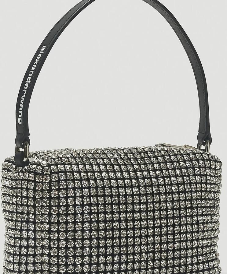 Alexander wang Crossbody bags Heiress Medium Bag Mesh Grey in grijs - Foto 6