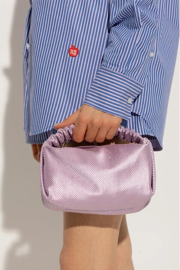 Alexander wang Crossbody bags Mini Scrunchie Handbag Polyester Winsome Orchi in roze - Foto 4