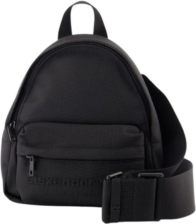Alexander wang Rugzakken Punch Mini Sling Backpack Nylon Black in zwart