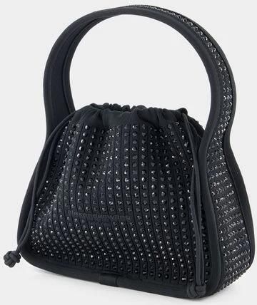 Alexander wang Zwarte Synthetische Kleine Tas met Bovenhandvat Black Dames - Foto 4