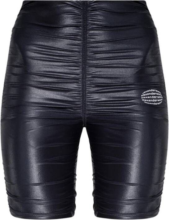 Alexander wang Bijgesneden leggings met verzamelingen Zwart Dames