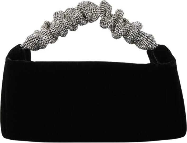 Alexander wang Scrunchie Mini Velvet Handtas Black Dames