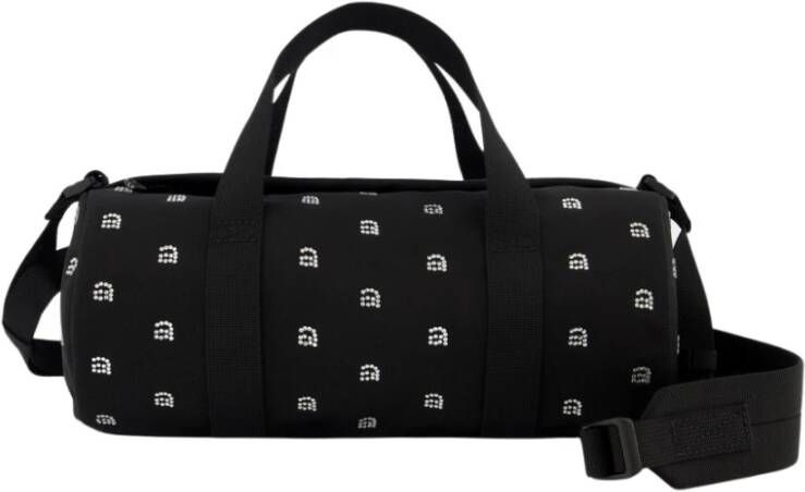 Alexander wang Monogram Mini Duffle Bag Zwart Black Dames
