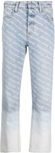 Alexander wang Jeans with Logo Blauw Dames