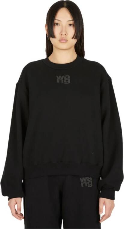 alexander wang Logo sweatshirt Zwart Dames