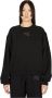Alexander wang Zwart Logo Print Sweatshirt met Ronde Hals Black Dames - Thumbnail 4