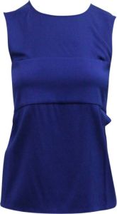 Alexander Wang Pre-owned Bright Blue Open Back Top Blauw Dames