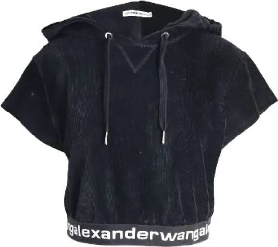 Alexander Wang Pre-owned Cotton outerwear Zwart Dames