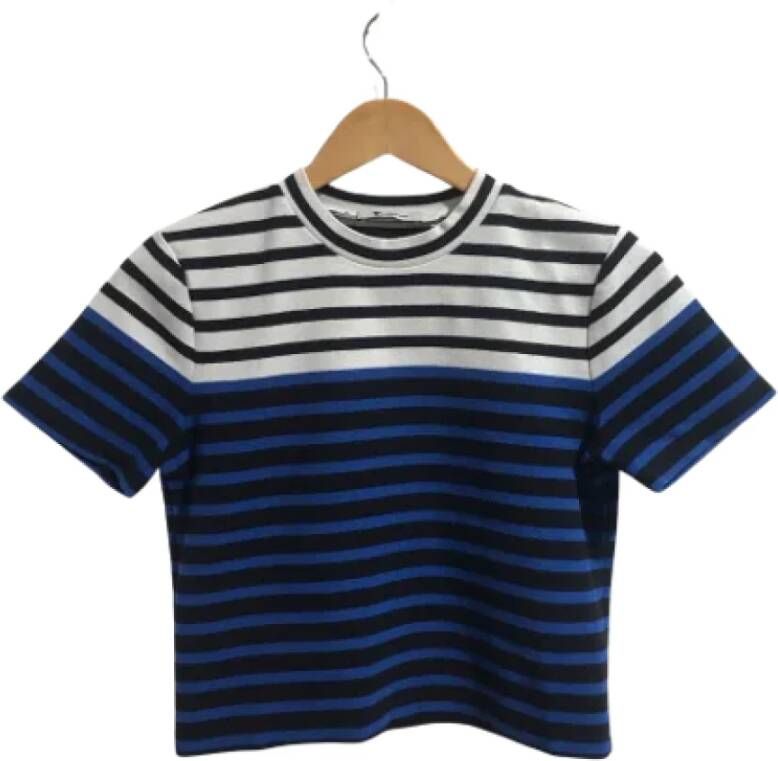 Alexander Wang Pre-owned Cotton tops Blauw Dames