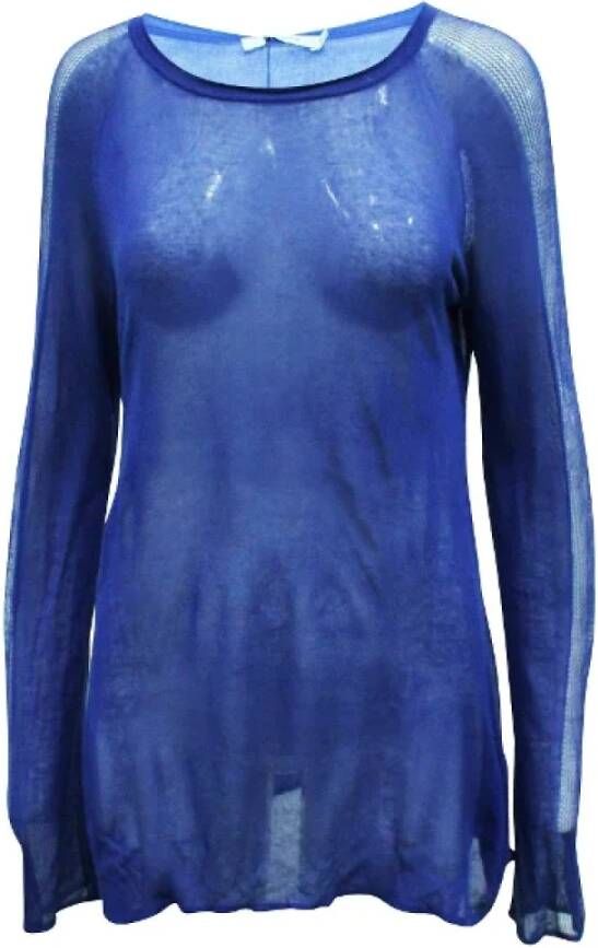 Alexander Wang Pre-owned Cotton tops Blauw Dames