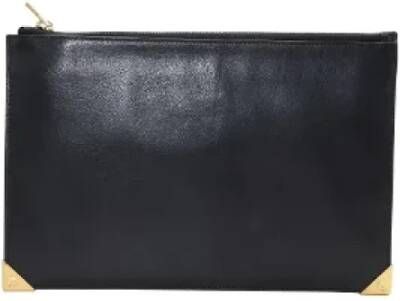 Alexander Wang Pre-owned Leather clutches Zwart Dames