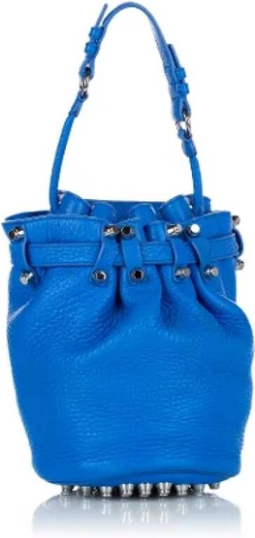 Alexander Wang Pre-owned Leather shoulder-bags Blauw Dames