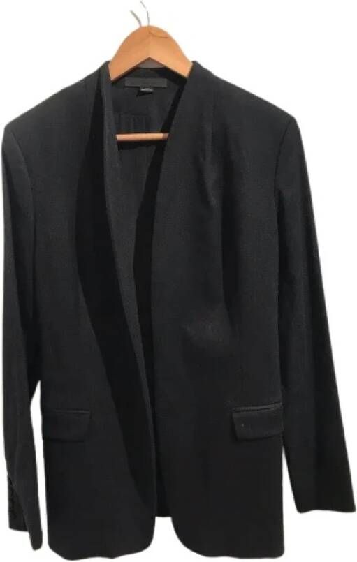 Alexander Wang Pre-owned Pre-eigenaarwoolouterwear Zwart Dames