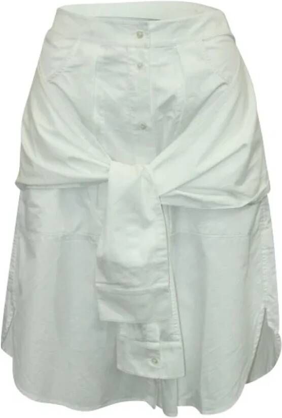 Alexander Wang Pre-owned Cotton bottoms White Dames