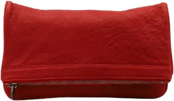 Alexander Wang Pre-owned Leather clutches Rood Dames