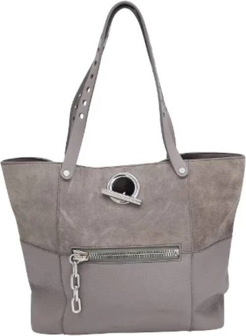 Alexander Wang Pre-owned Tweedehands Schoudertassen Grijs Dames