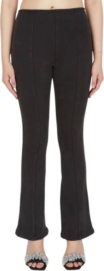 Alexander wang Wijd uitlopende leggings Zwart Dames