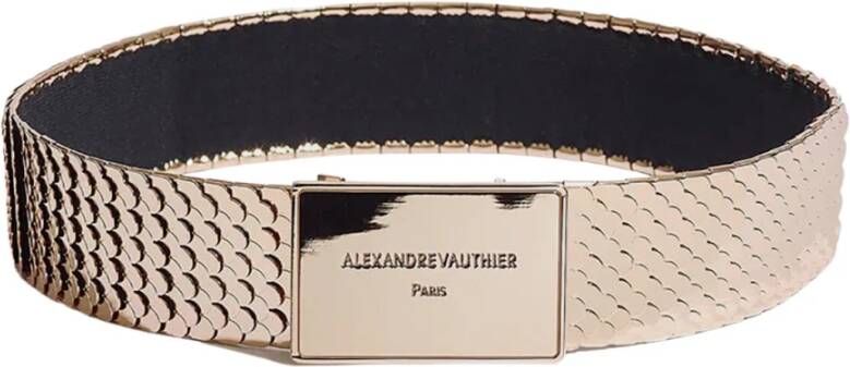 Alexandre Vauthier Belts Yellow Dames