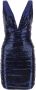 Alexandre Vauthier Blauwe pailletten mini -jurk Blauw Dames - Thumbnail 1