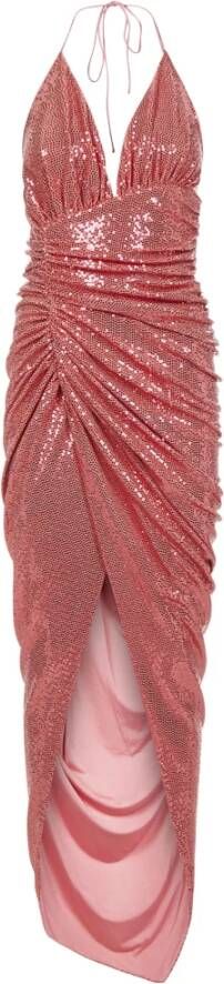 Alexandre Vauthier Verfraaide stretch nylon blend jurk Roze Dames