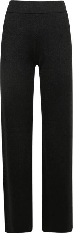 Alice + olivia Brede broek Zwart Dames