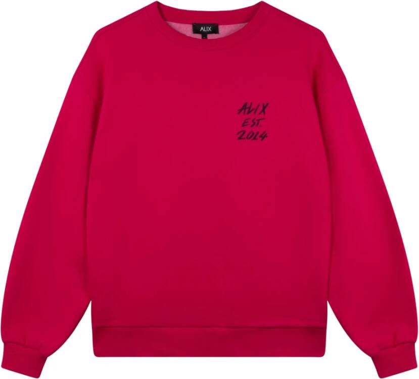 Alix The Label 2014 Sweater van Alix Roze Dames