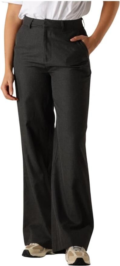 ALIX THE LABEL Dames Broeken Ladies Woven Wide Leg Pants Grijs - Foto 5