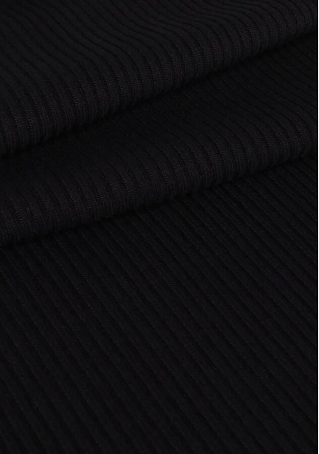 ALIX THE LABEL Dames Jurken Ladies Knitted Asymmetric Dress Zwart - Foto 5