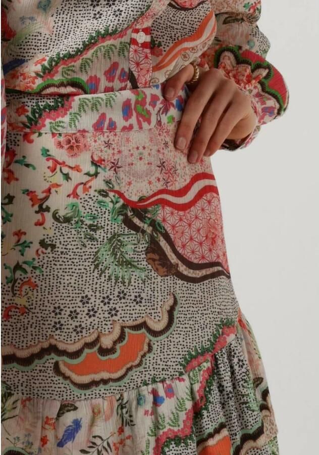 ALIX THE LABEL Dames Rokken Ladies Woven Fancy Mix Skirt Multi - Foto 2
