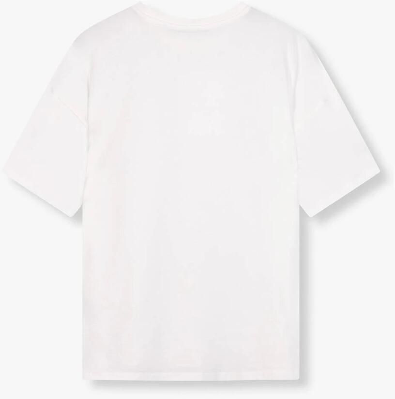 Alix The Label Geknoopte T-shirt met kralenwerk White Dames - Foto 2