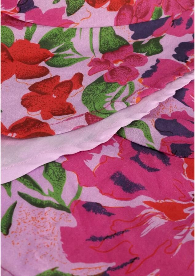 ALIX THE LABEL Dames Jurken Ladies Woven Painted Flower Broderie Dress Multi