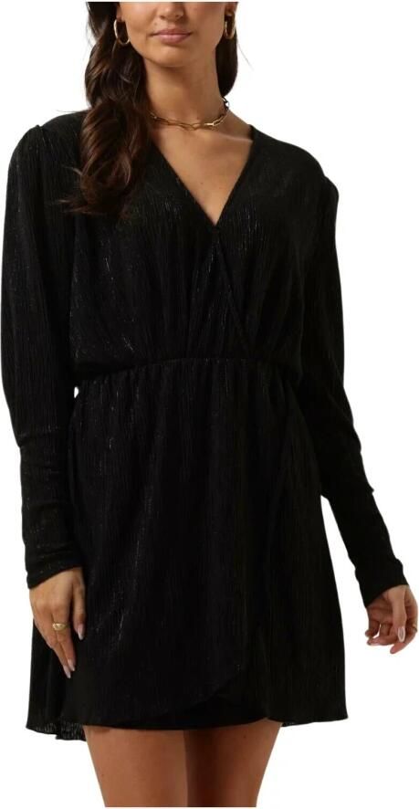 ALIX THE LABEL Dames Jurken Ladies Knitted Glitter Dress Zwart - Foto 3