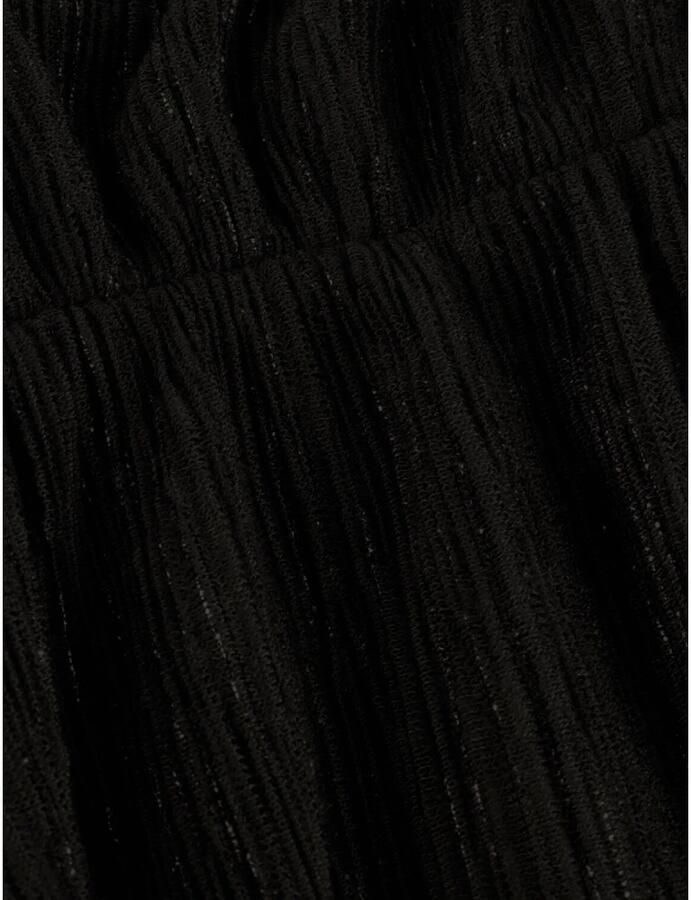 ALIX THE LABEL Dames Jurken Ladies Knitted Glitter Dress Zwart