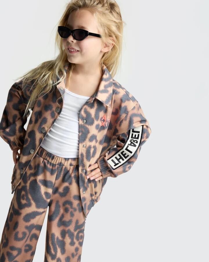 Alix The Label Kinderen Jaguar Geweven Jas Brown Dames - Foto 3