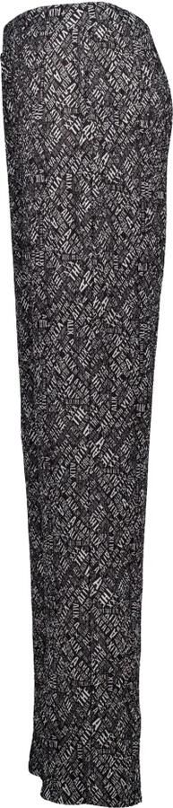 ALIX THE LABEL Dames Broeken Ladies Woven Crinkle Text Pants Zwart - Foto 2