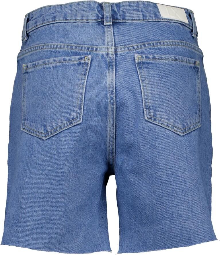 Alix The Label Blauwe Geweven Dames Shorts Blue Dames